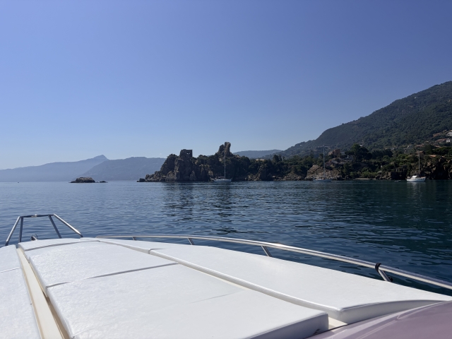 Boat trip in the Sicilian Mediterranean 