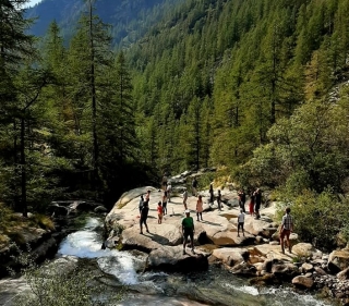 Excursão ao lago Rocce 8 de agosto