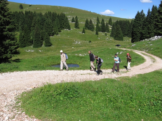 Caminhando em Val di Fassa 