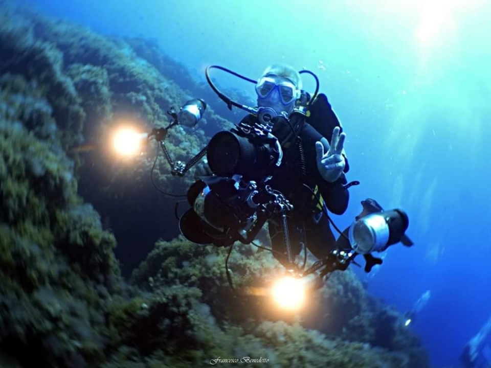  Einer unserer Taucher 