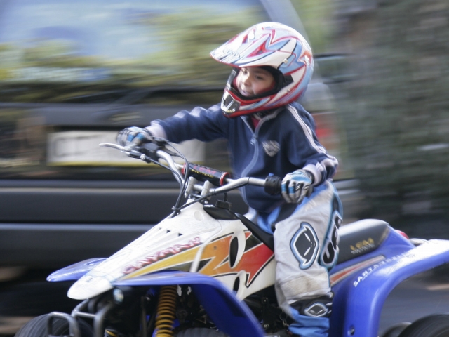  ...on a quad