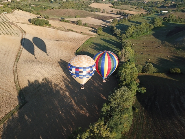 Survoler les collines du Chianti 
