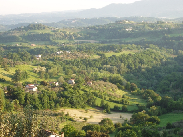 Il sole sulla vallata
