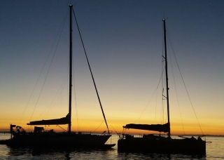 Barcelona-Valencia en velero