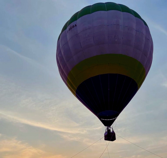 Volando sulla campagna lombarda