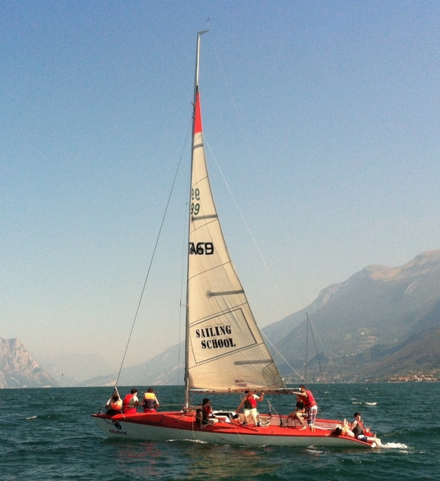 Au milieu du lac 