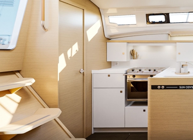 Interior of the boat 