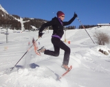 Raquetes de neve Conca di Bardonecchia meio dia