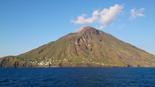  Stromboli from the sea