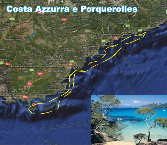  French Riviera and Porquerolles.