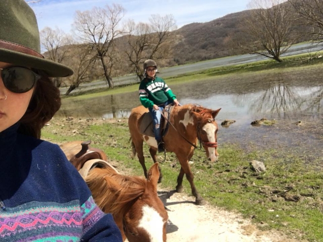  A caballo en Montenero Val Cocchiara