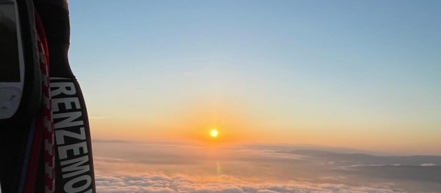 Tramonto ad alta quota