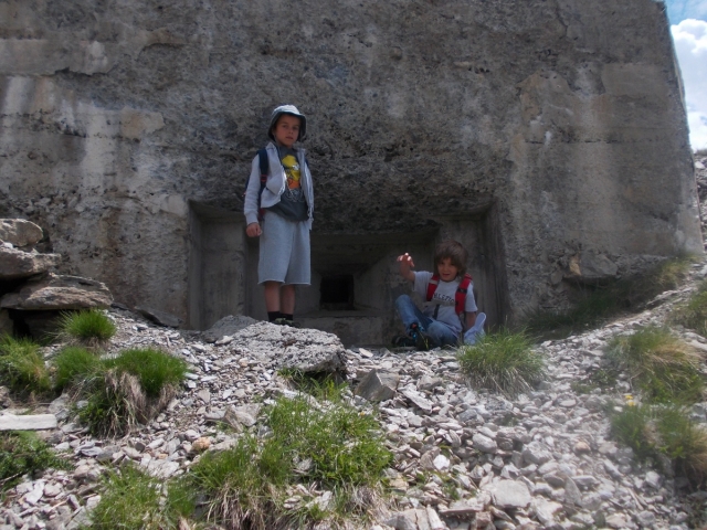  la bouche d'un des bunkers