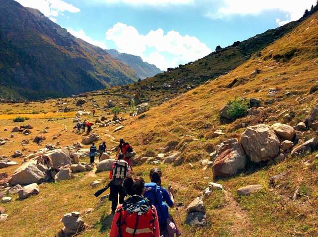 trekking in montagna