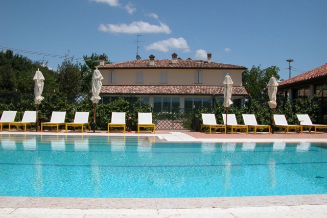 La piscina del Relais