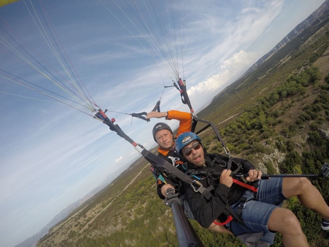 In the skies of Sardinia 