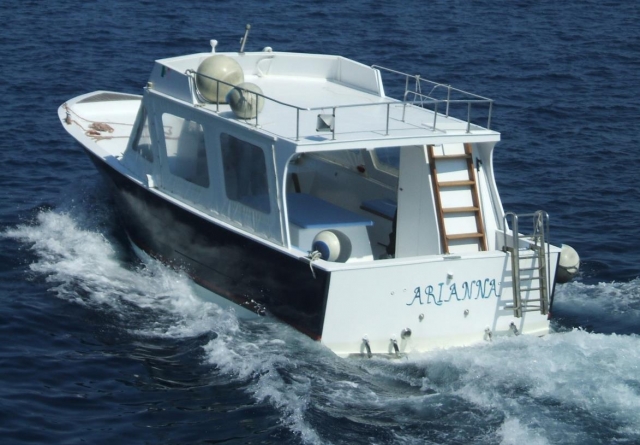  Um dos barcos