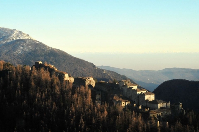 Flying over Fenestrelle 