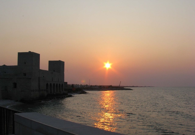  O Castelo ao pôr do sol