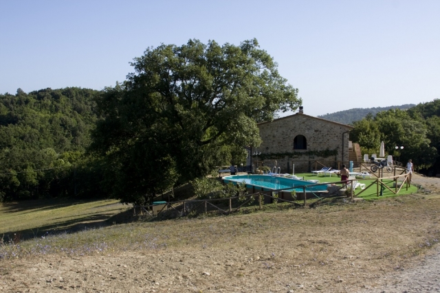 Sala de estar na Toscana com passeio a cavalo 