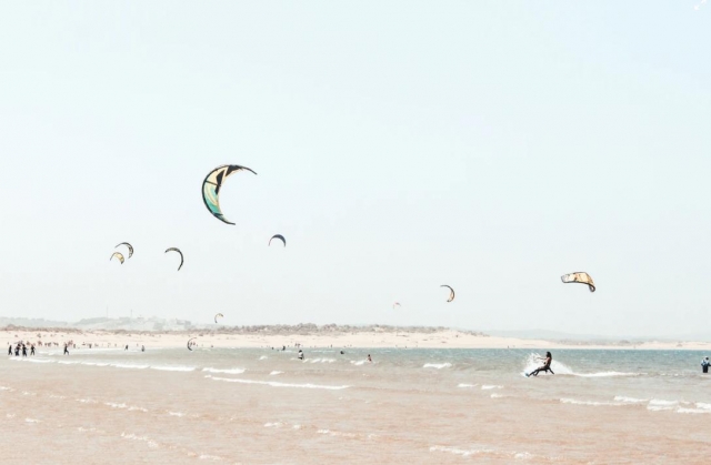  kiting in a group