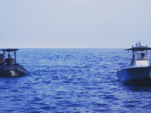  Offshore in the waters of Genoa 