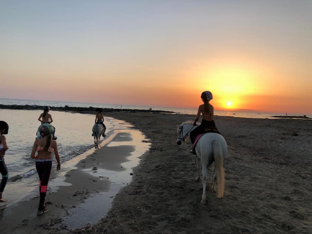  Sonnenuntergang in Ostia 