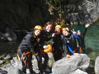 Canyoning à Chalamy, Vallée d'Aoste (4h)