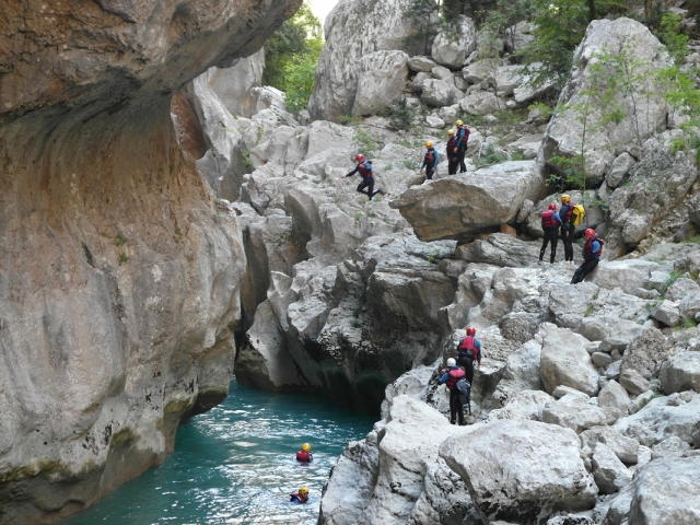 Canyoning a Campora