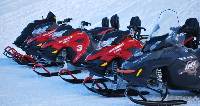 Passagier-Schneemobil zum Rondeneto-See 1 Stunde