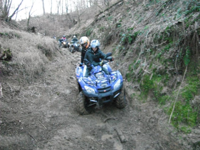 In due sul quad