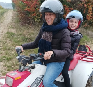 Tour in quad biposto e aperitivo Monferrato 150min