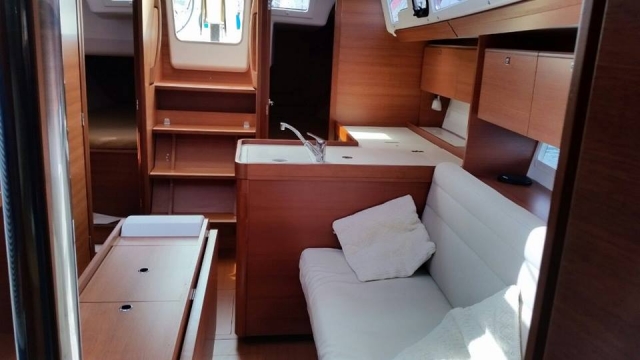  An Bord der Oceanis 