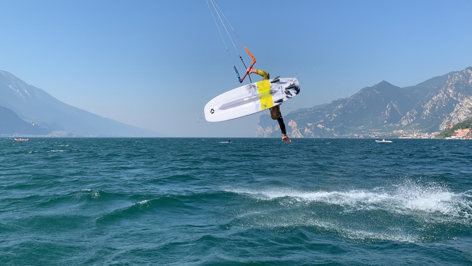 Kitesurf-Stunts 
