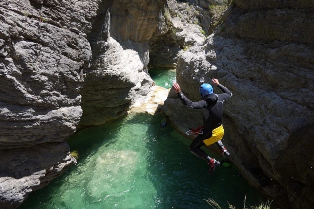 Canyoning in Frankreich und Ligurien 