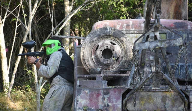  Intentando evitar los disparos enemigos 