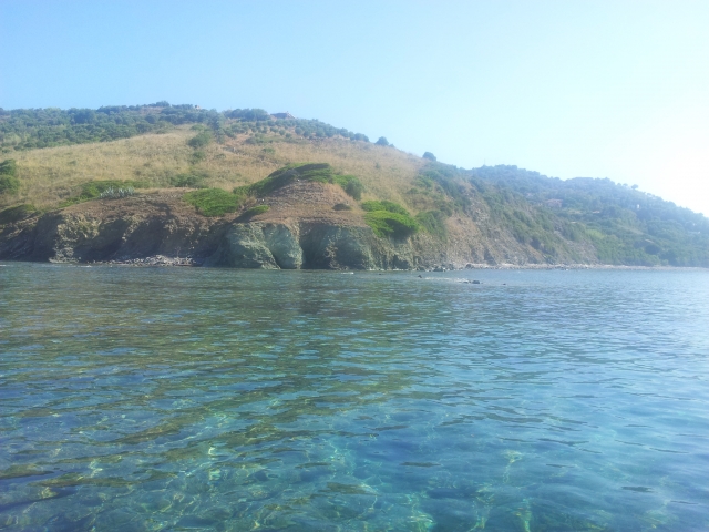  The crystal clear waters 