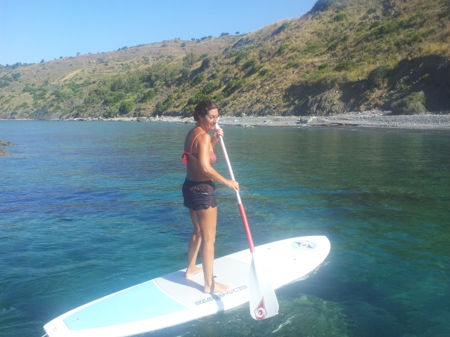  Paddling on the paddle 