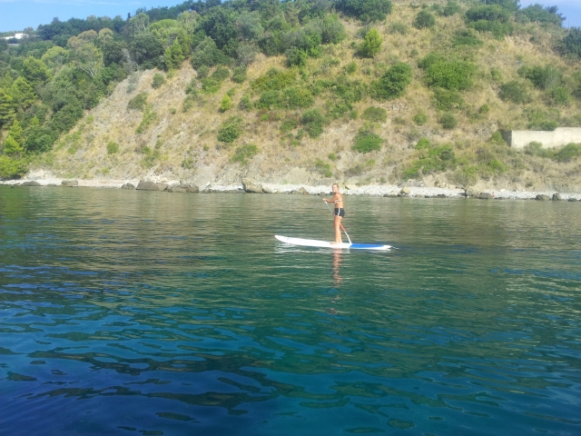  Balancing on the board 