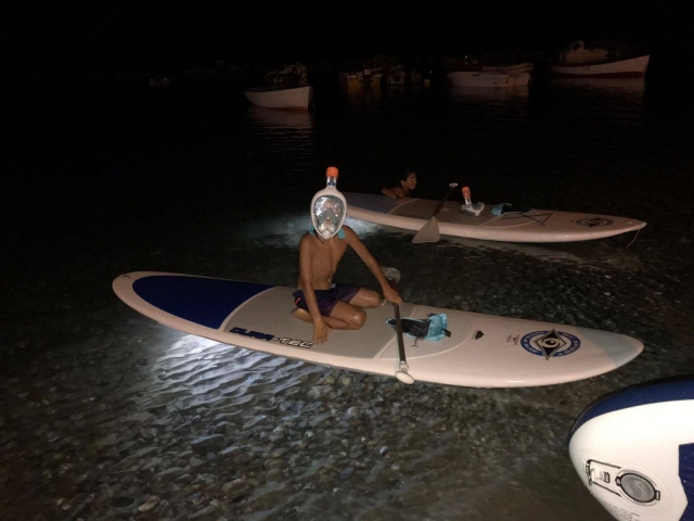 Paddle Surf de noche en Pollica
