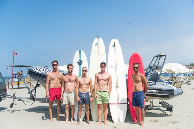  Etudiants de l'école de surf