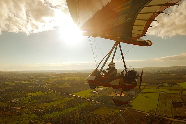 Volo in deltaplano