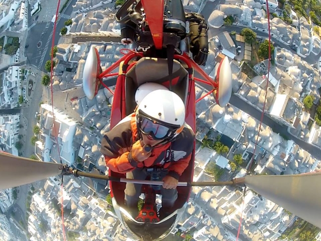 Selfie en deltaplane 