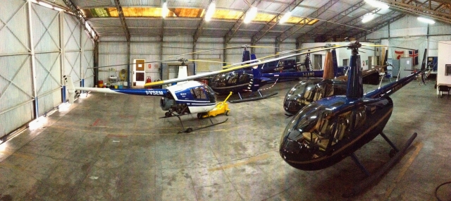  Helicopters stationary 