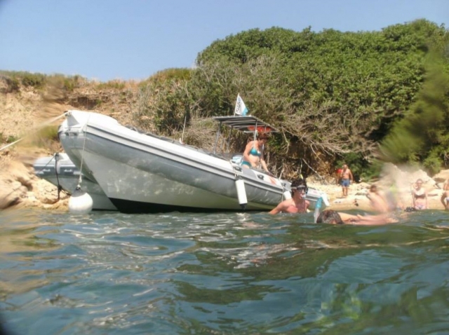  Halt im Beiboot 