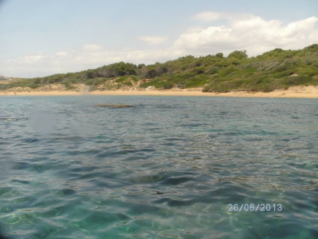 Capo Cimiti desde el mar 
