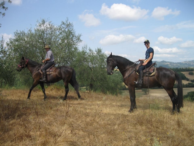  Cabalgando en la naturaleza incontaminada
