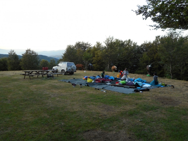 Alba no Bivouac, a 1200 m. 