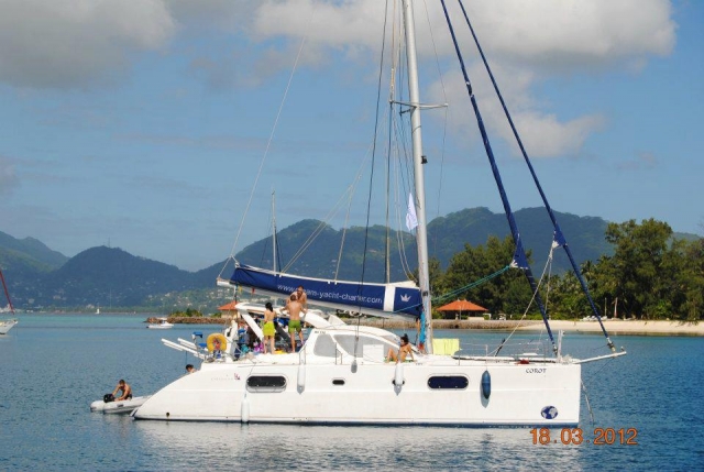 An Bord unseres Segelbootes 