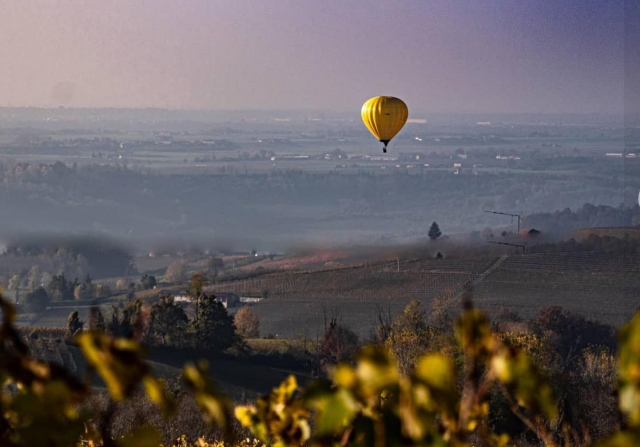 In volo sulle Langhe